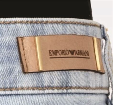 etiqueta armani original|armani jeans labels.